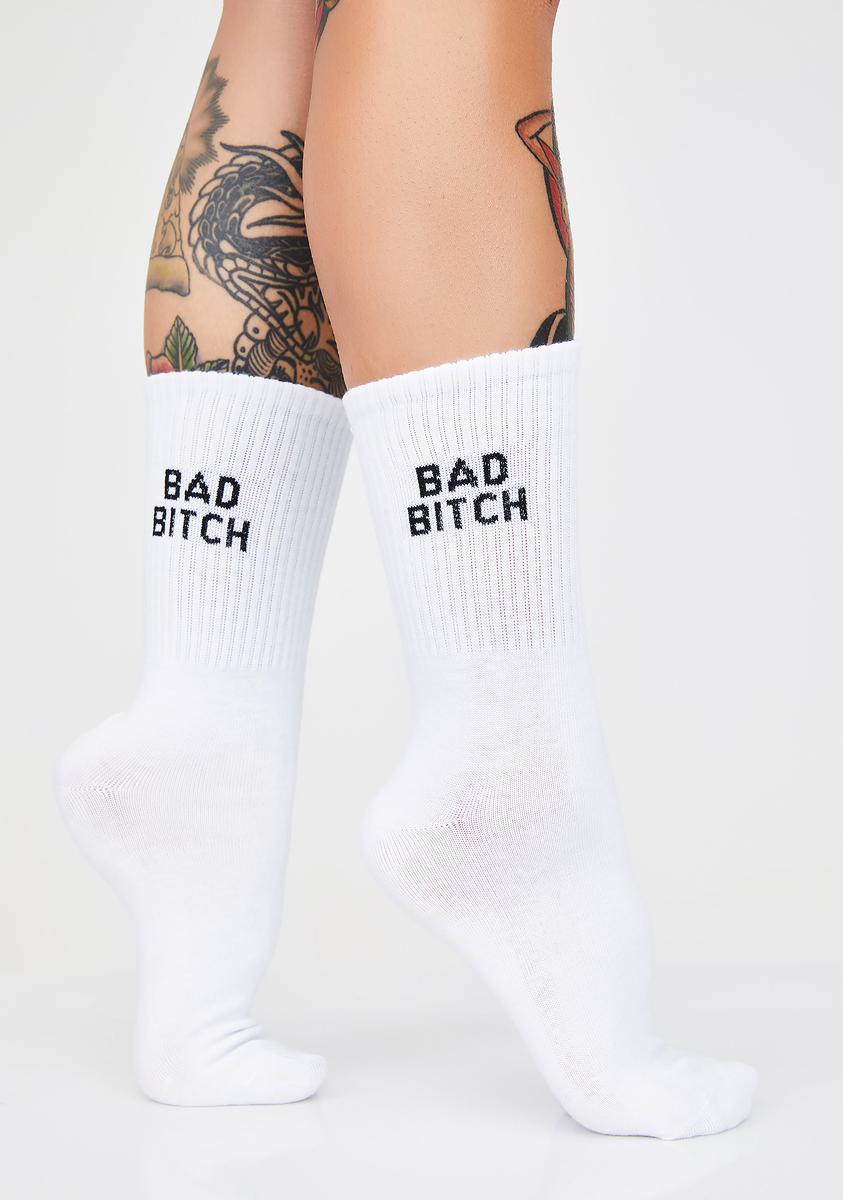 Bad Bitch Crew White Socks Dolls Kill