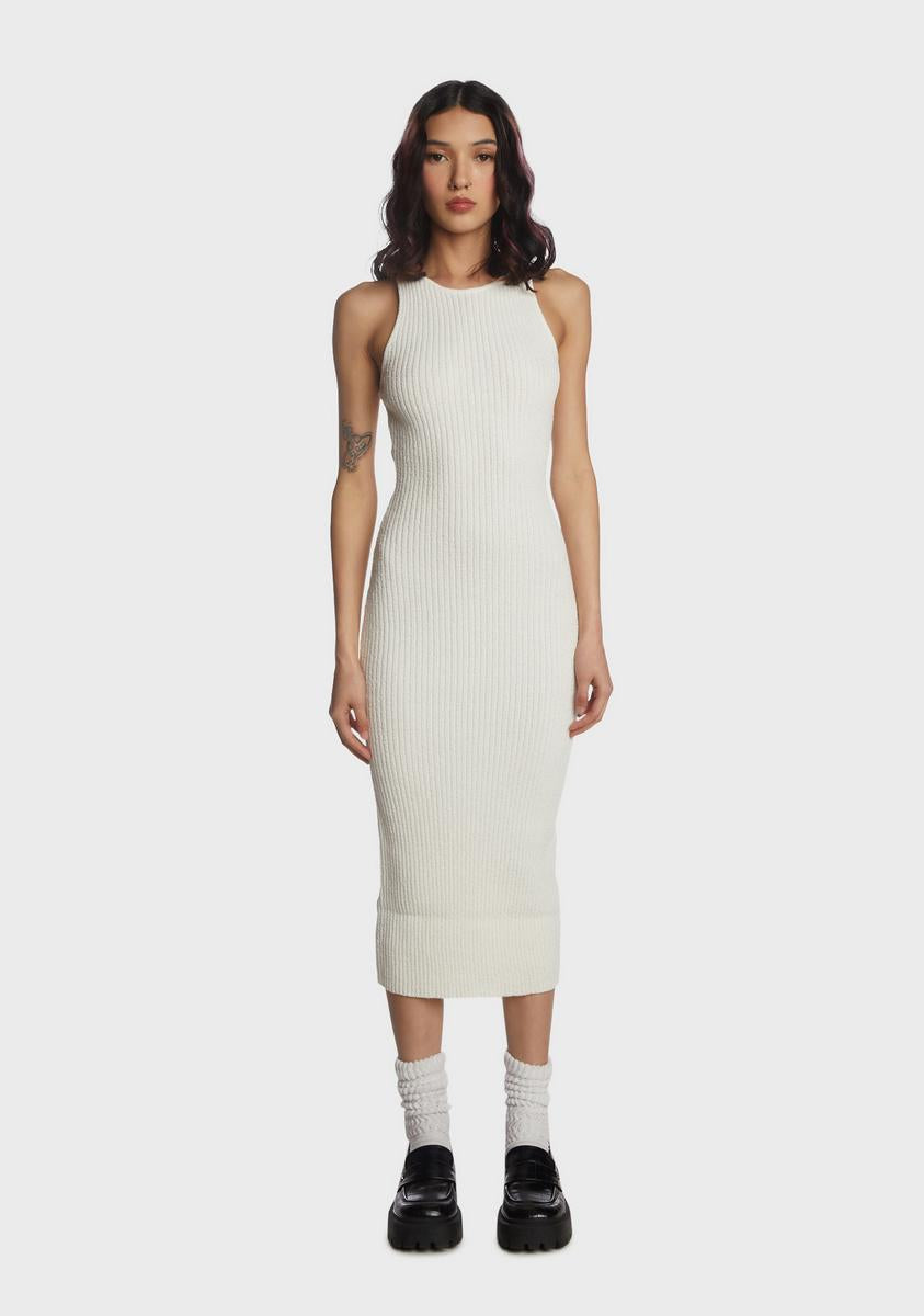 strapless open back dress Eliora Embellished Draped Corset Midaxi Dress in White main image 0