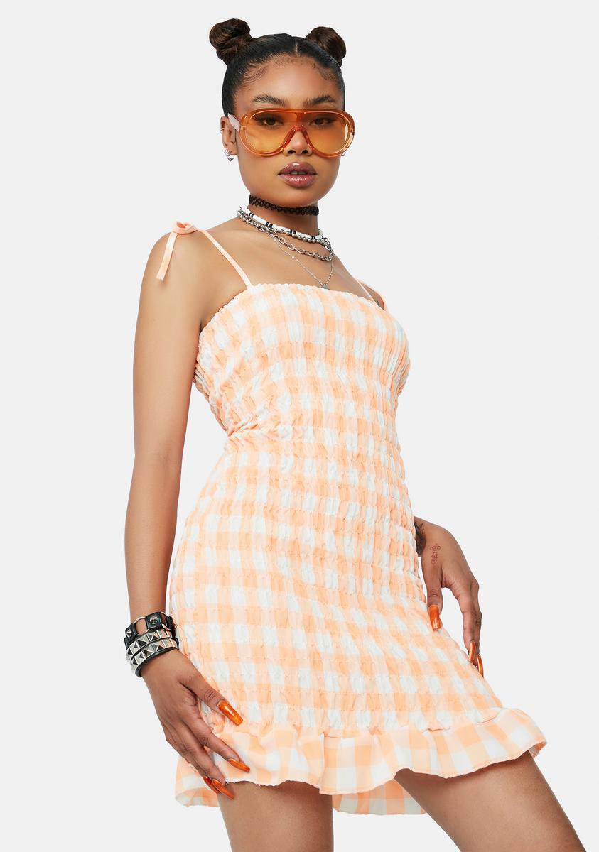 gingham dress bodycon Gingham Bodycon Mini Dress