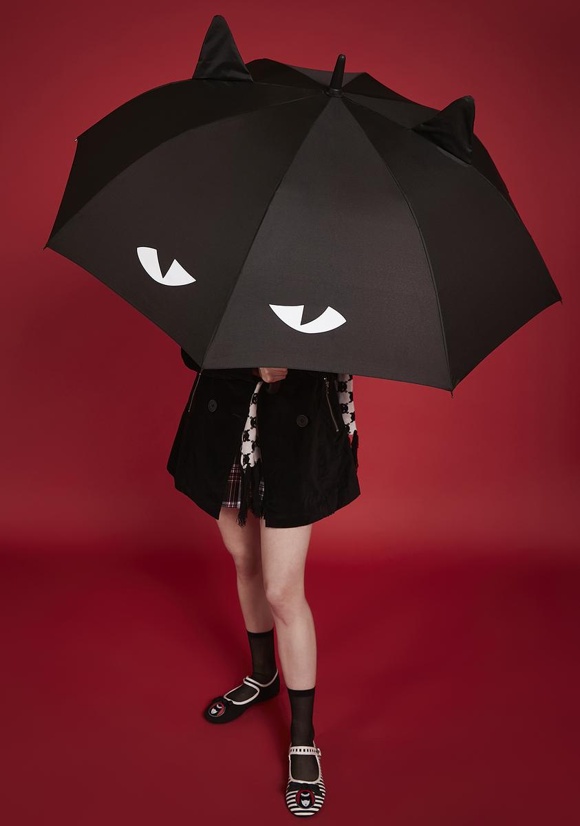Emily The Strange Cat Ear Umbrella Dolls Kill