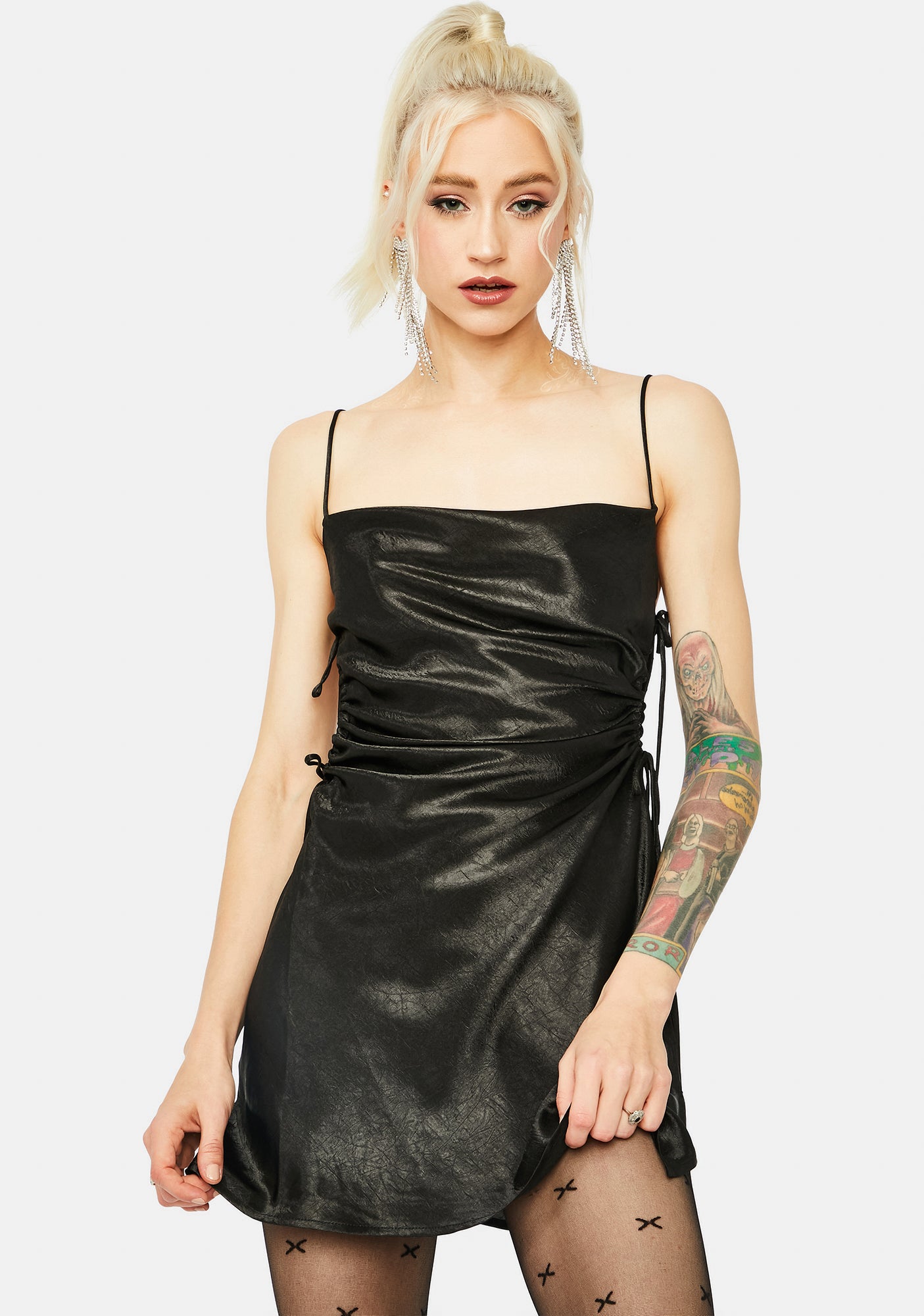 Side Cut Out Mini Dress