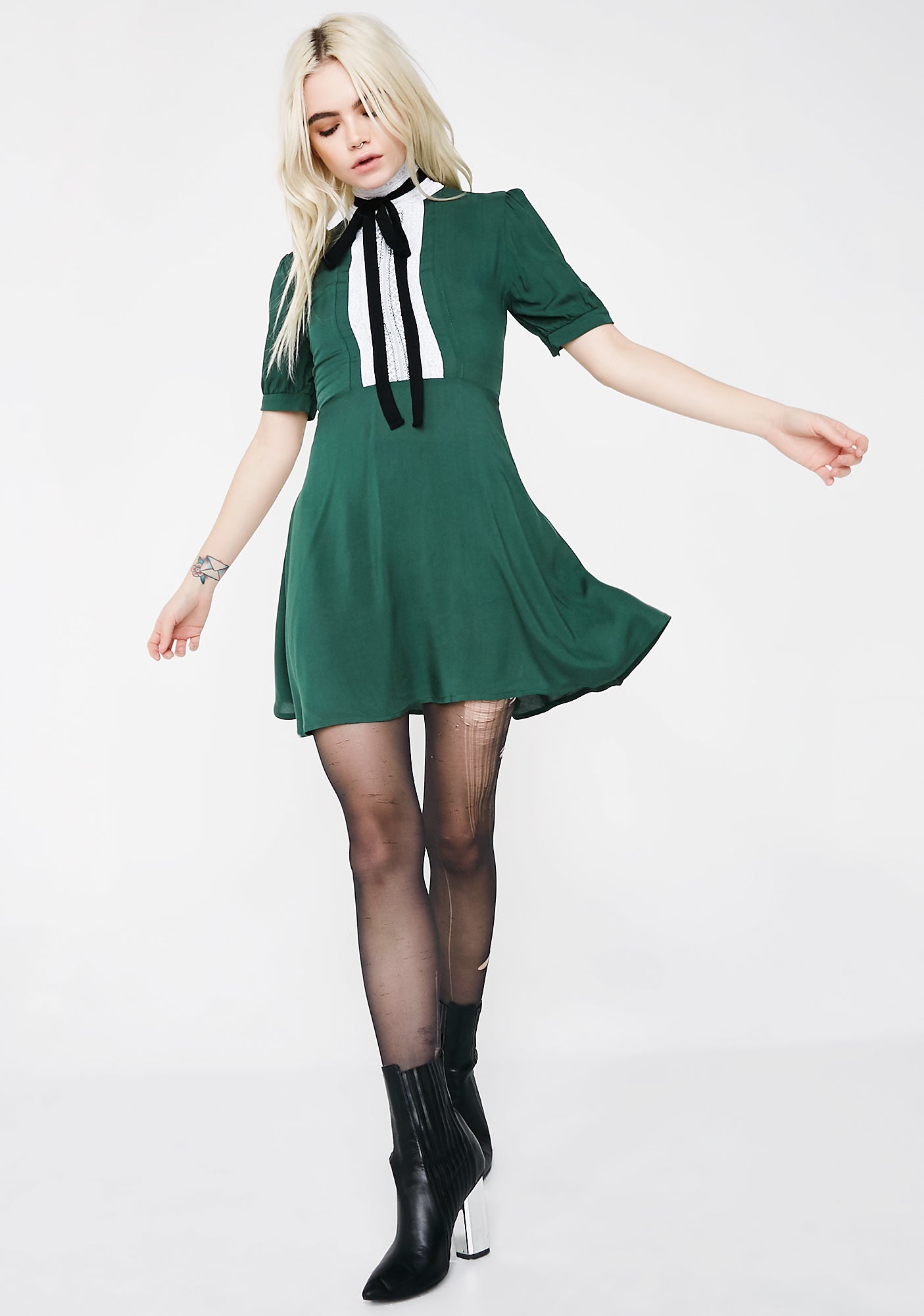 Hunter Green Jolie Dress