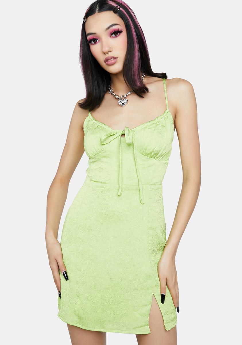 Bailey Rose Lime Mini Dress – Dolls Kill