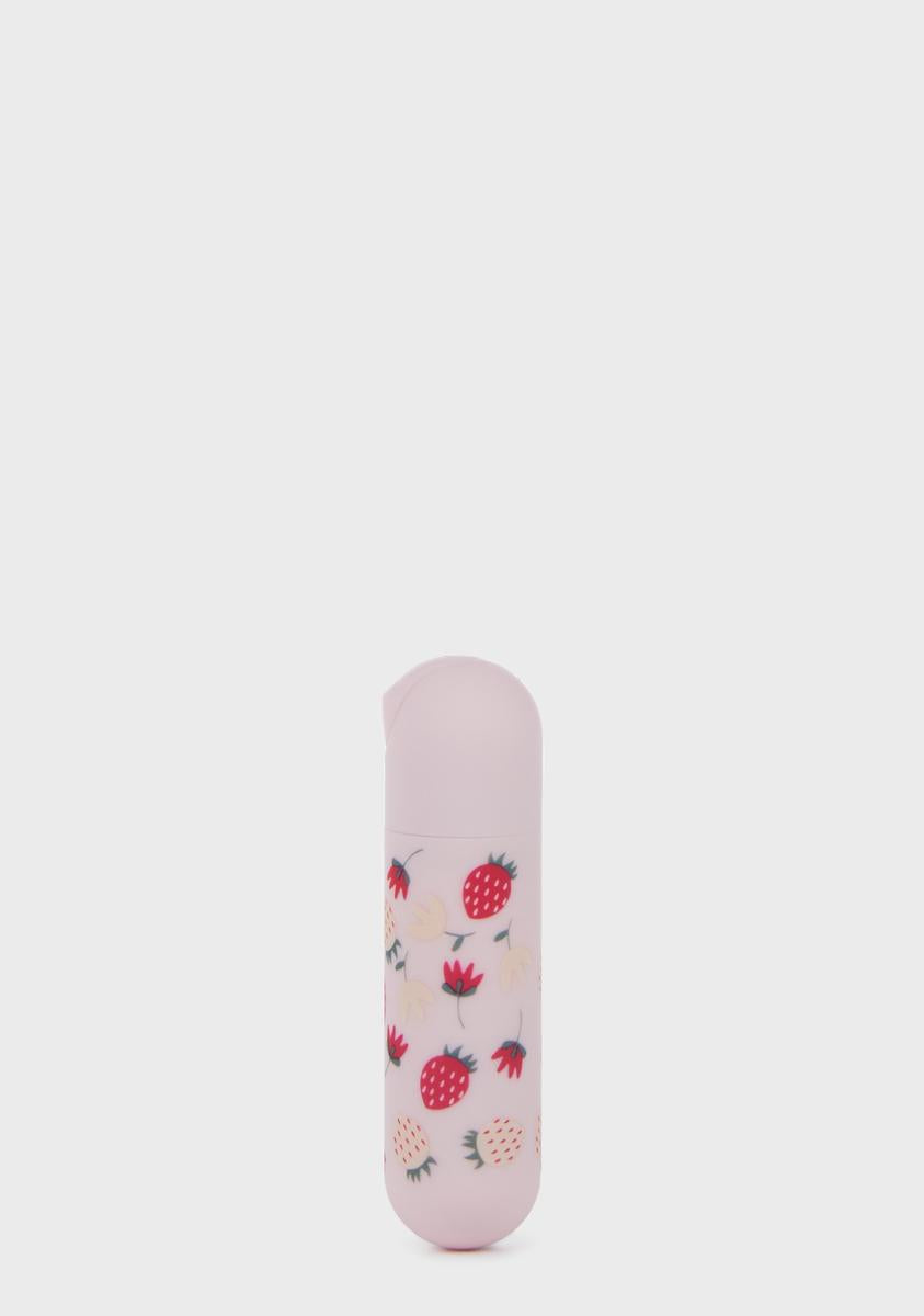 Strawberry Mini Bullet Vibrator - Pink Dolls Kill Strawberry Mini Bullet Vibrator - Pink Dolls Kill