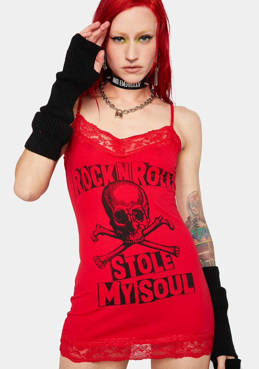 open lace back dress Rock & Roll Cowgirl Women's Tee Dress S main image 0