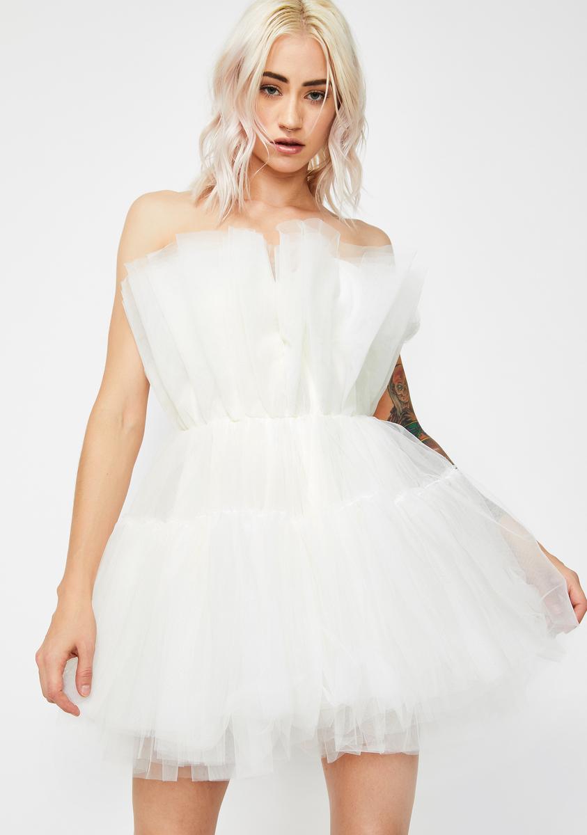 Valentino tiered tulle mini dress purple Clearance