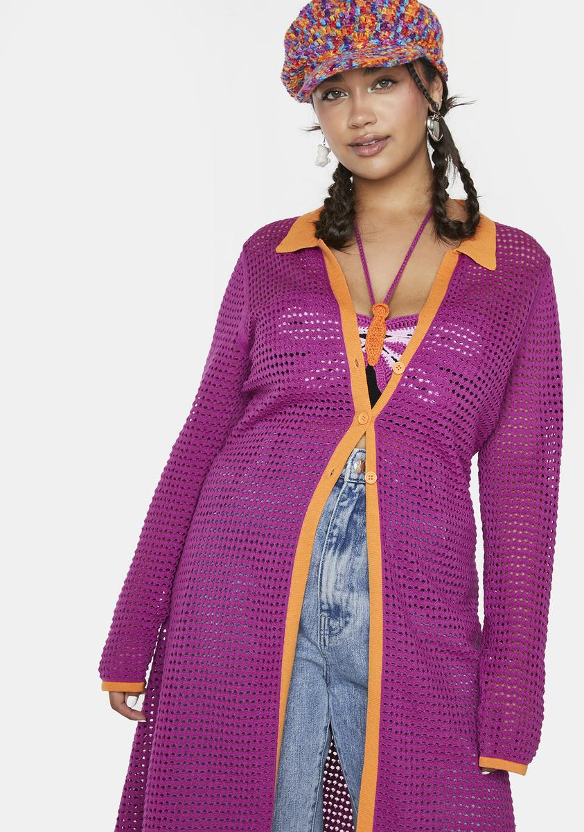 Plus Size dELiA*s by Dolls Kill Button Up Contrast Colored Maxi