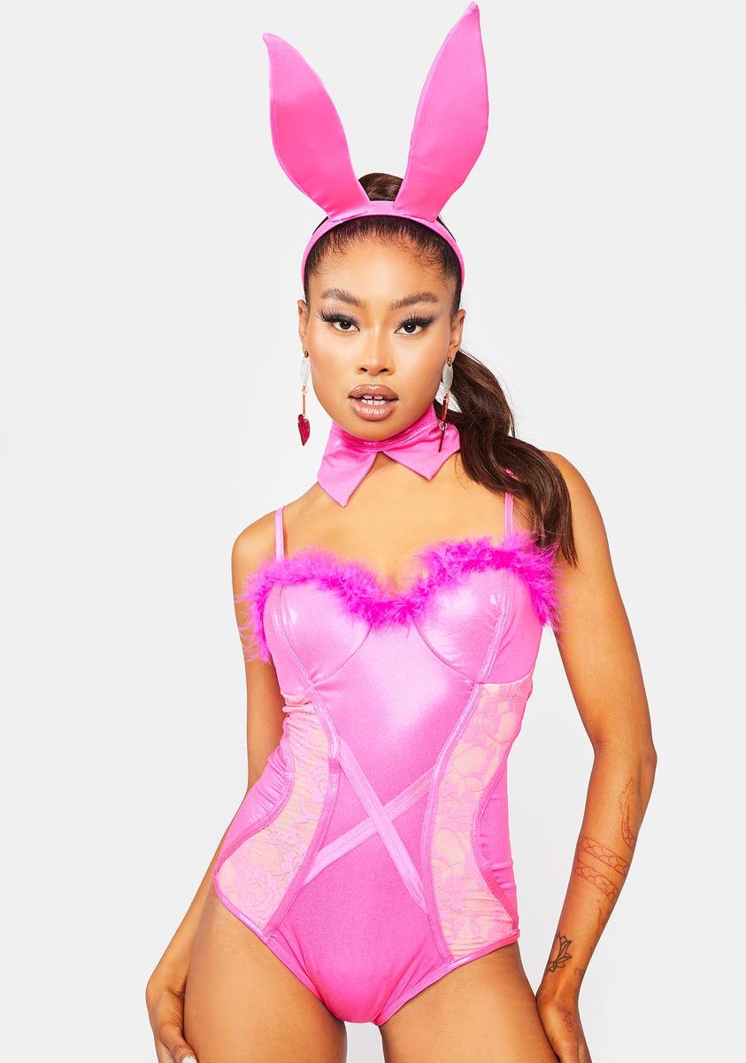 Pink bunny sale costume womens