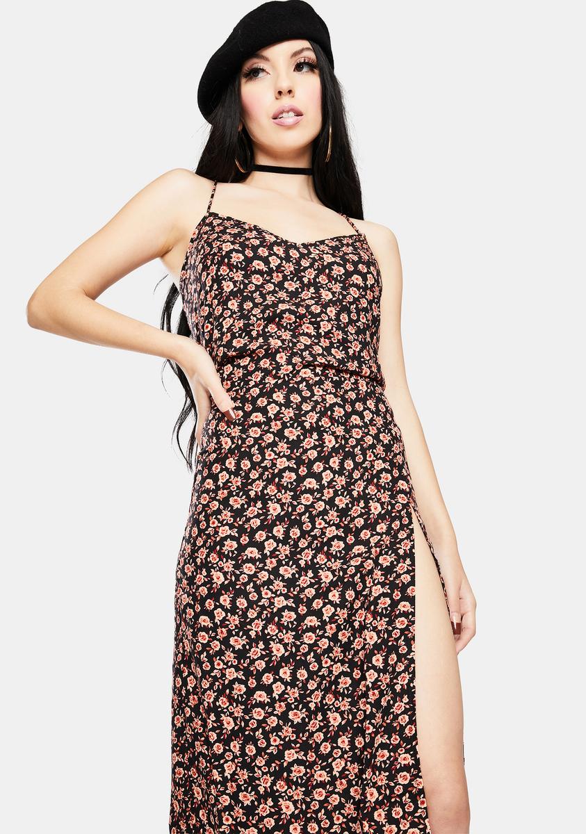 Motel Autumn Blossom Batis Maxi Dress – Dolls Kill