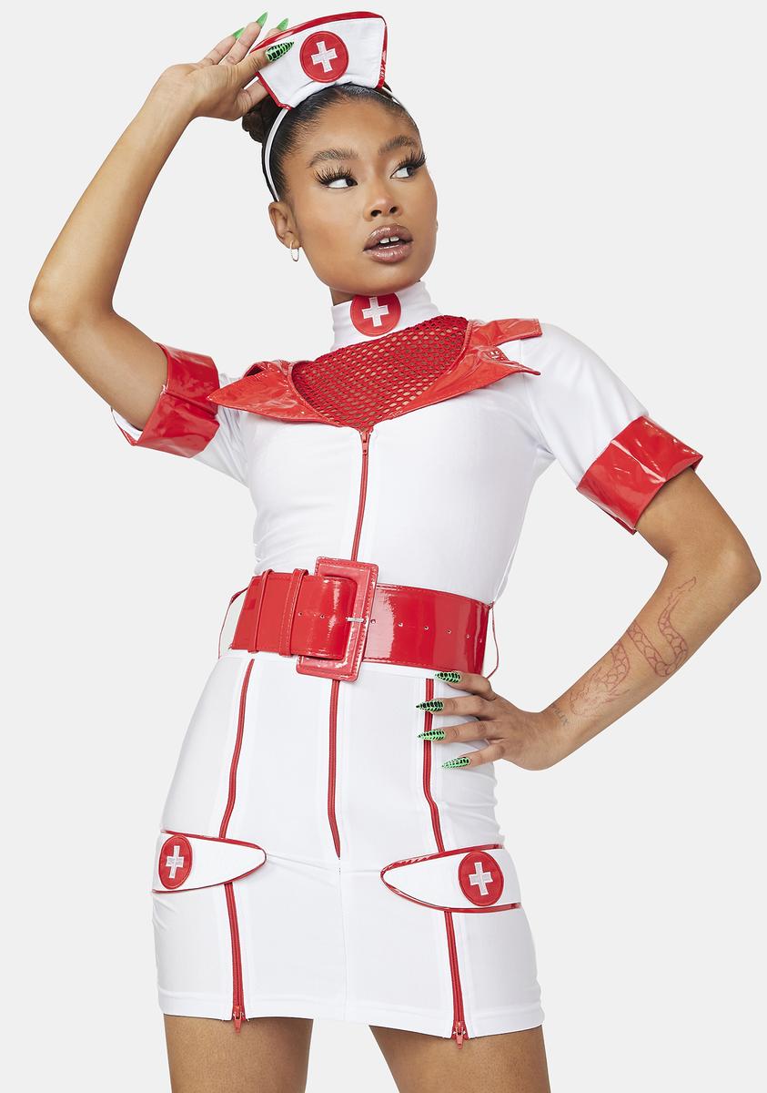 red nurses dress Amazon.com: Fun Costumes Women's Classic Nurse Costume, Caregiver Uniform Halloween Outfit - Small/Medium