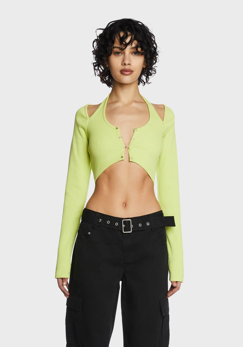 【HI FI FNK】Cleo Ribbed Knit Hypnotic Ruffle Collar Sweater Chalk Online | Zimmermann