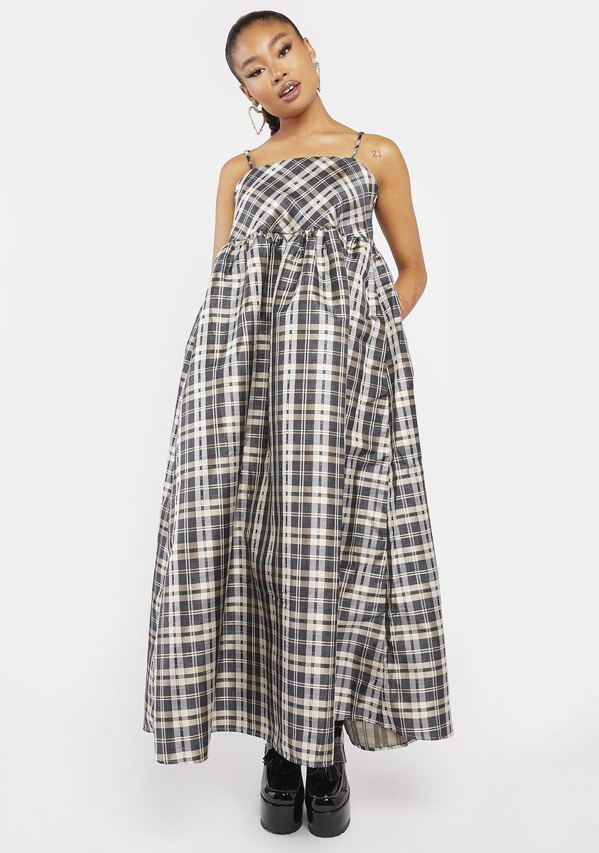Sister Jane Cosmic Check Midi Dress Sister Jane Cosmic Check Midi Dress