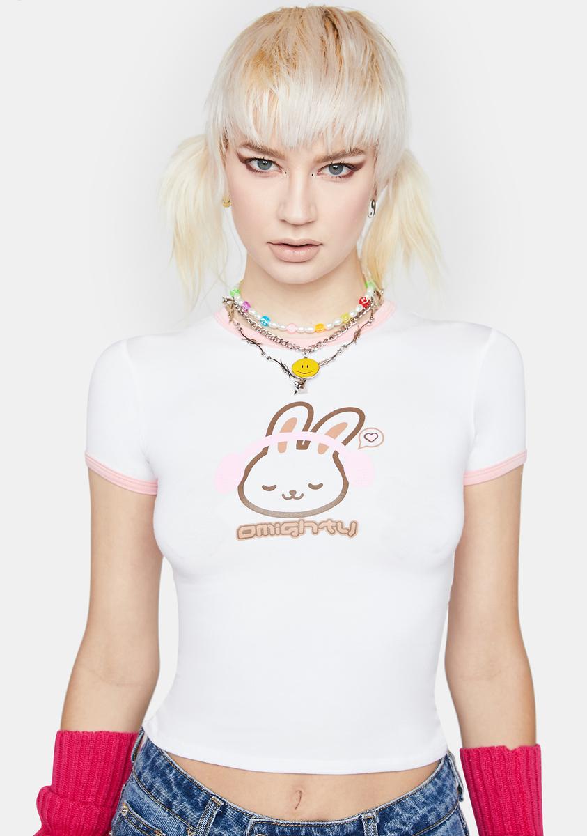 eyeye★大人気 BUNNY CROP T-SHIRT EYEYE | 아이아이 [New Products] Eyeye Bunny Crop Top Rabbit