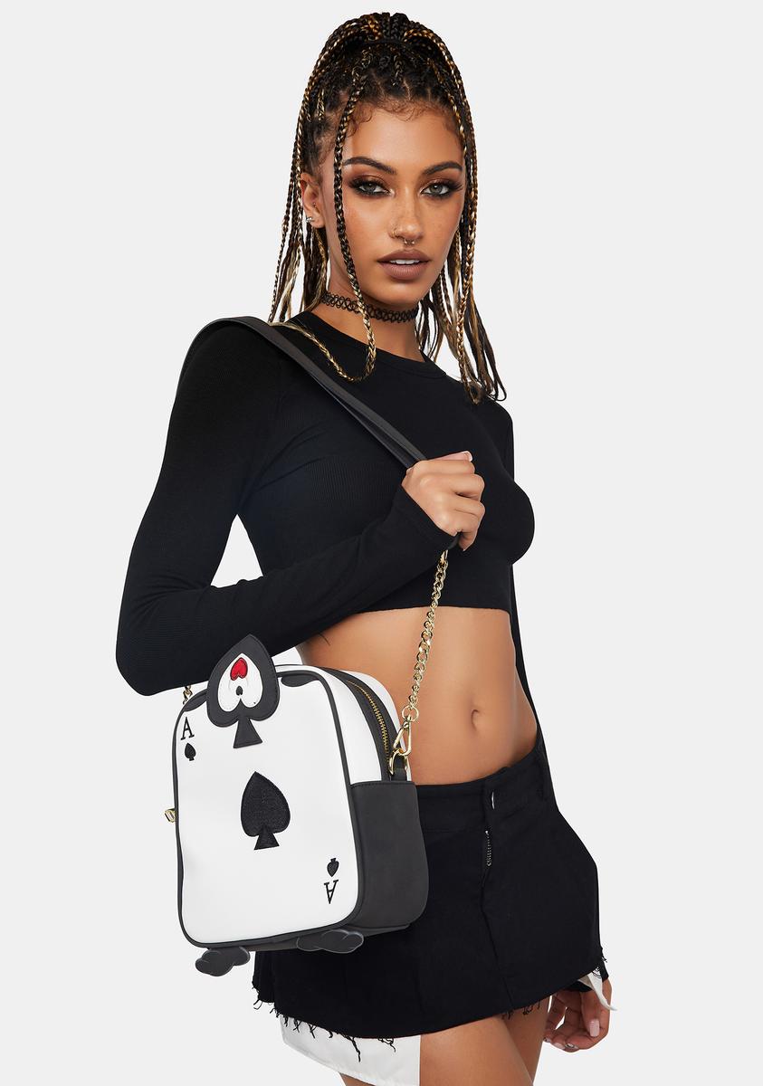 Loungefly Alice In Wonderland Card Soldier Crossbody Bag Loungefly Alice In Wonderland Card Soldier Crossbody Bag