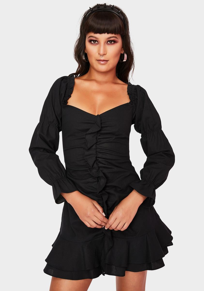 lottie mini dress Runaway the Label Lottie Ruffle Mini Dress – Dolls Kill