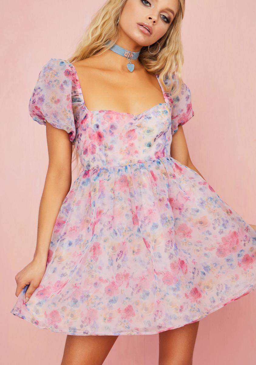 fitted lace wedding dress Widow Sheer Floral Velvet Detail Mini Dress