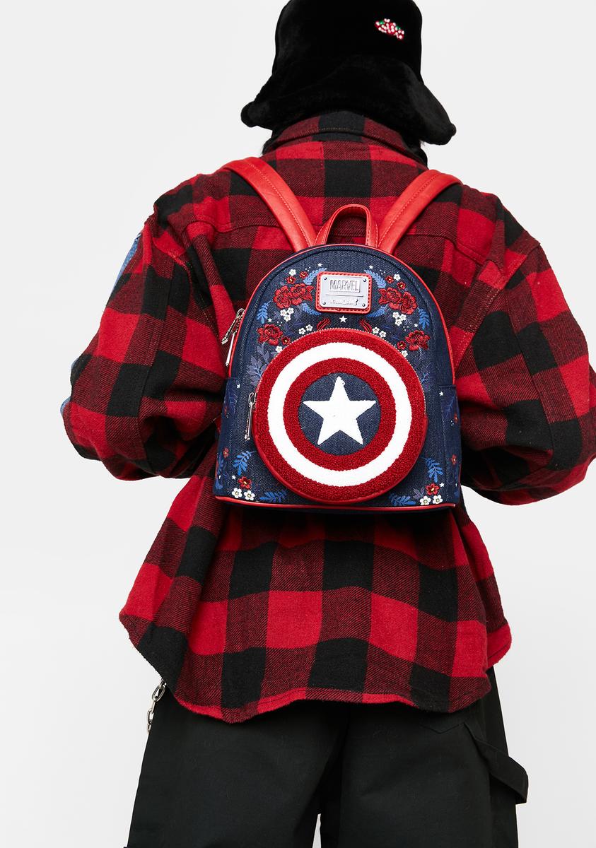 captain america mini backpack loungefly Loungefly Captain America Backpack