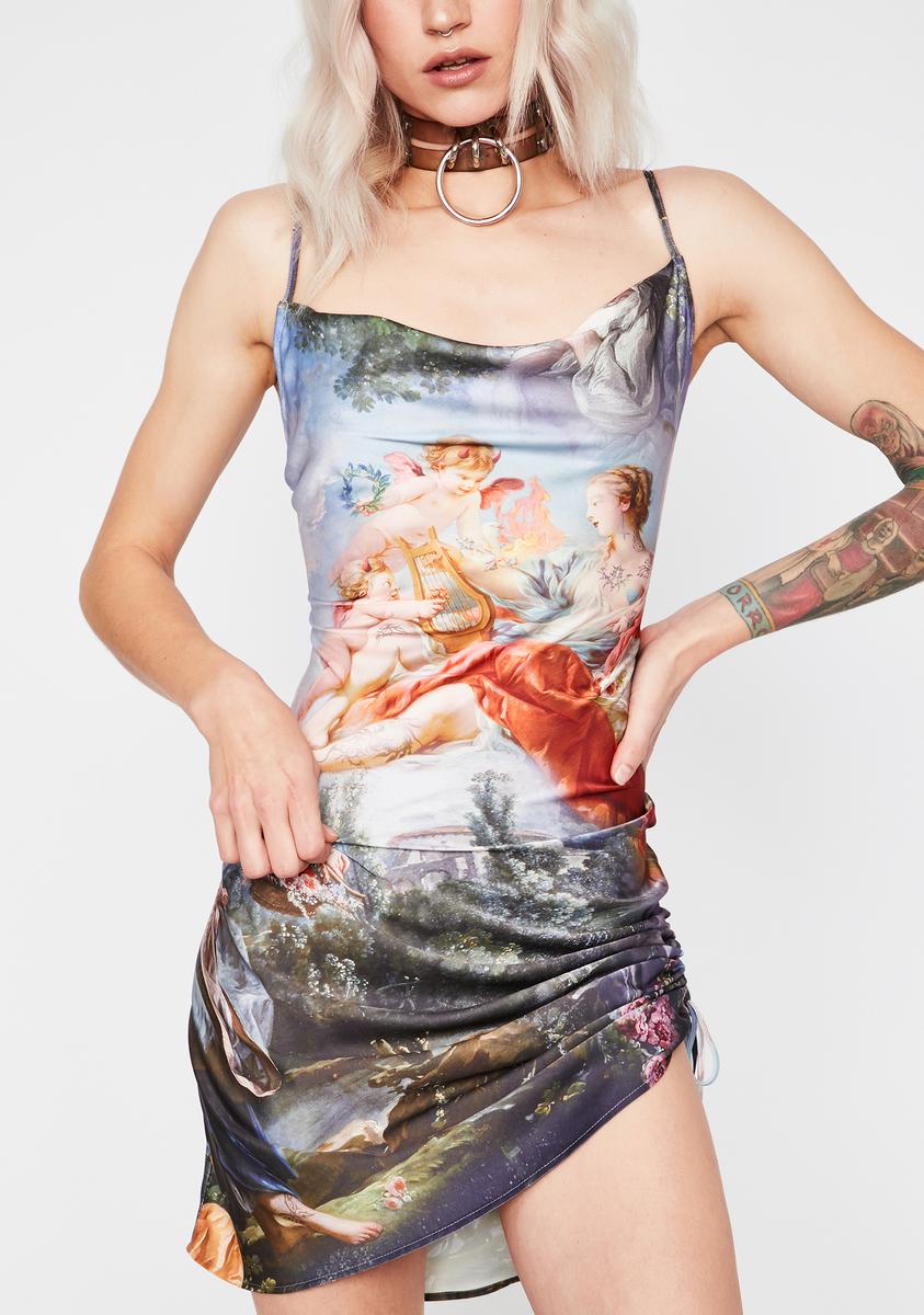 knee length dresses for ladies RENAISSANCE MINI DRESS main image 0