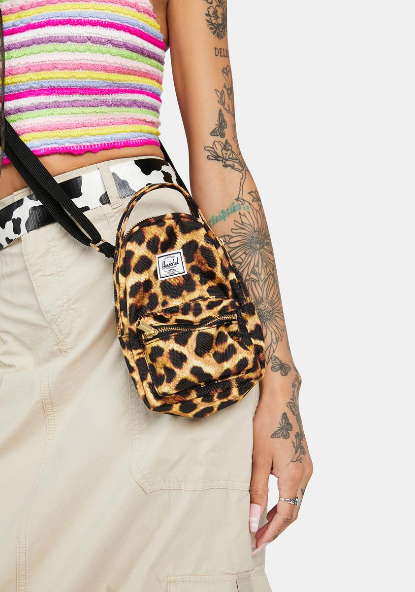 herschel backpack leopard print Herschel Mini Nova Crossbody Backpack
