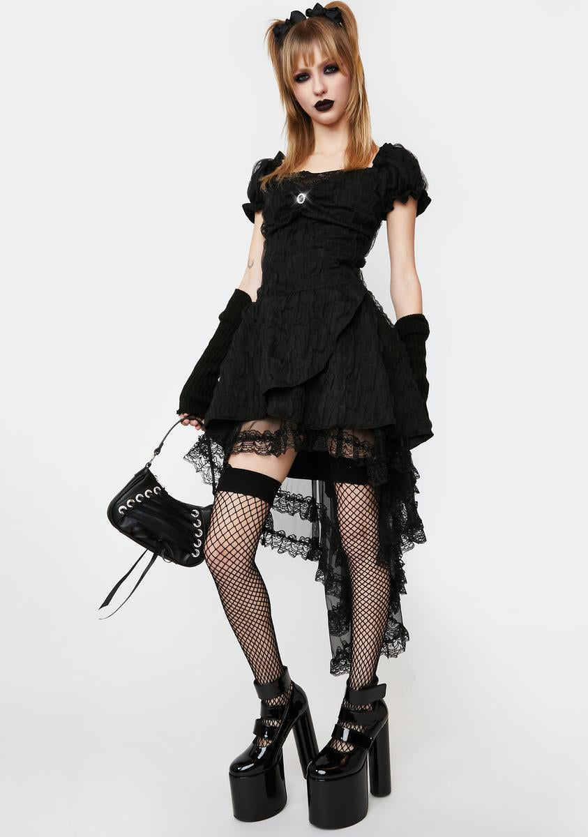 high low corset dress Dark In Love High Low Corset Dress