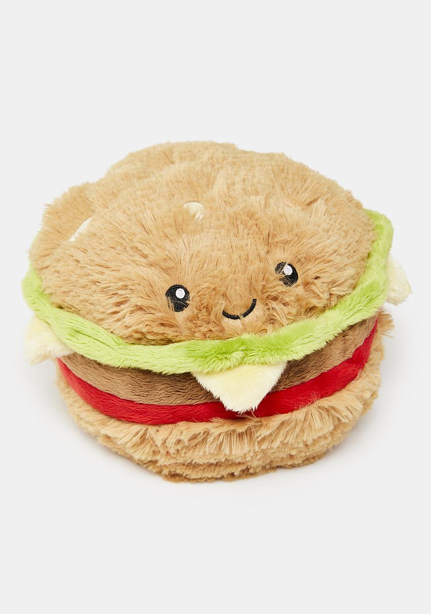 Squishable Hamburger Plush Toy Brown – Dolls Kill