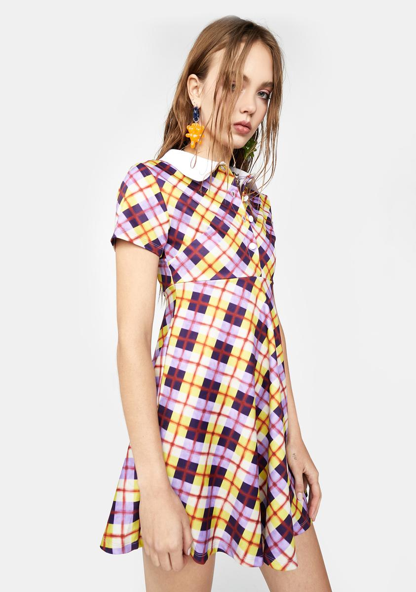 Delias Plaid Babydoll Dress - Multi Delias Plaid Babydoll Dress - Multi