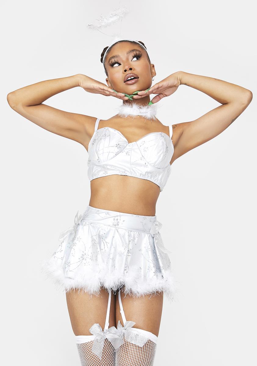 Sexy Ecstasy Angel Costume - White Dolls Kill Sexy Ecstasy Angel Costume - White Dolls Kill