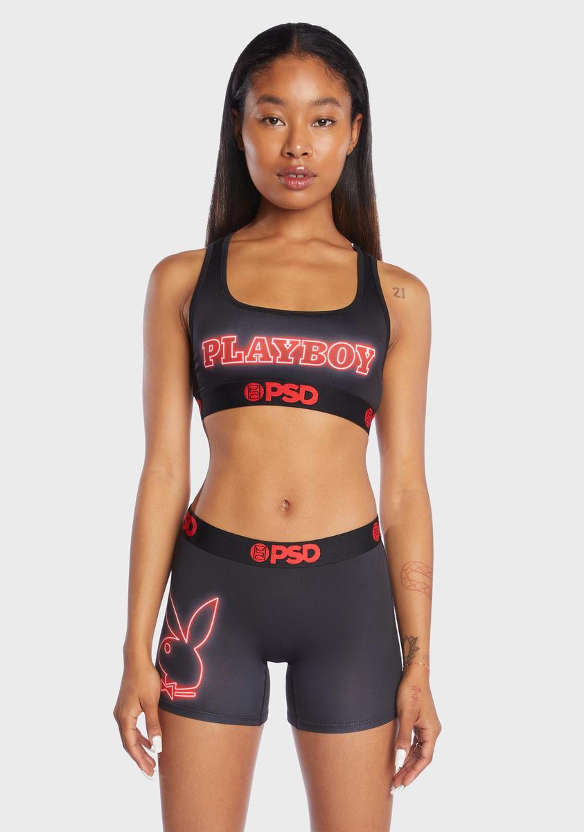 ☆☆ New Hot PLAYBOY Legend Active Sports Bra Crop Top XS Extra Small NWT ☆☆  