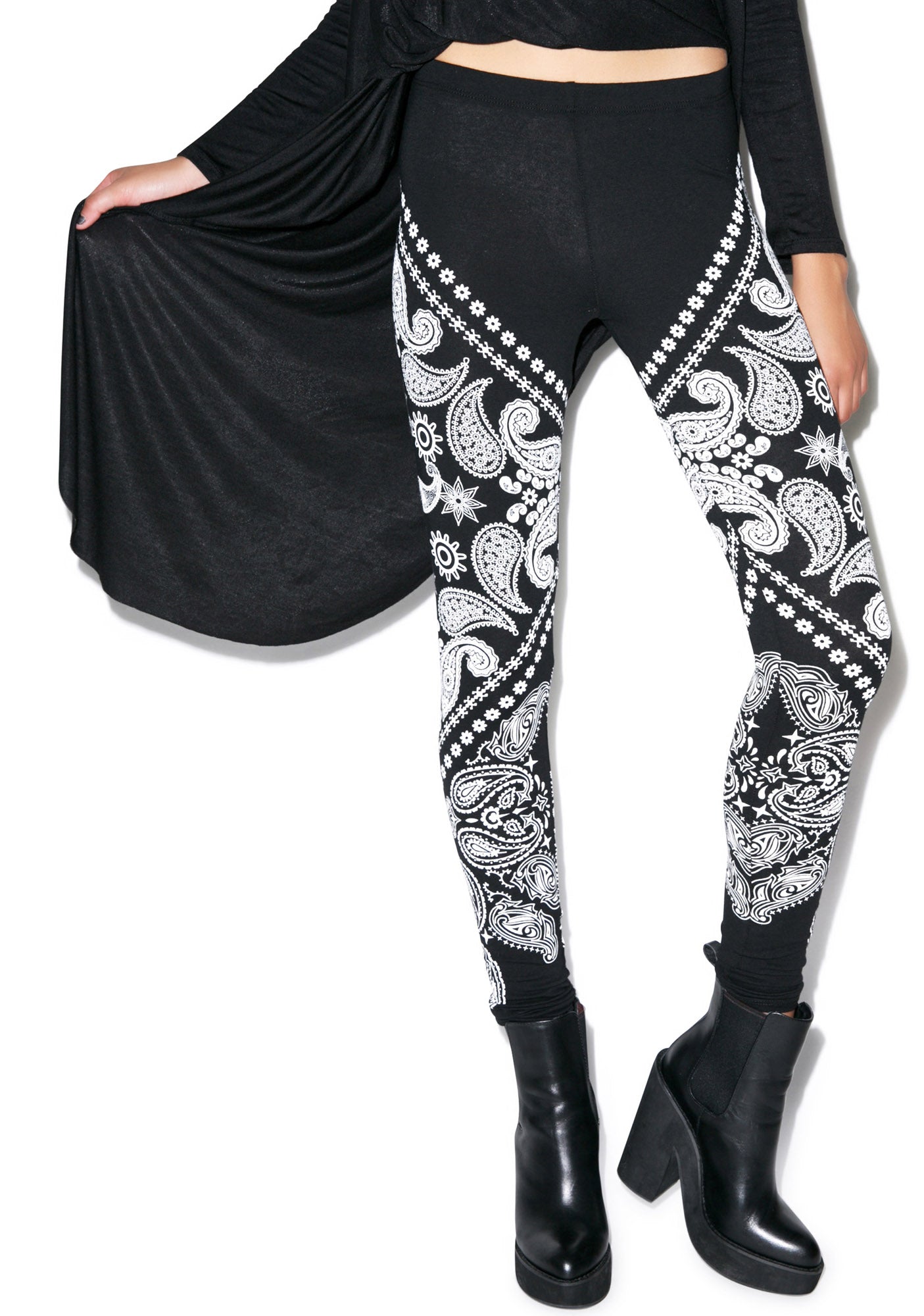 Oakland High Waist Leggings Dolls Kill