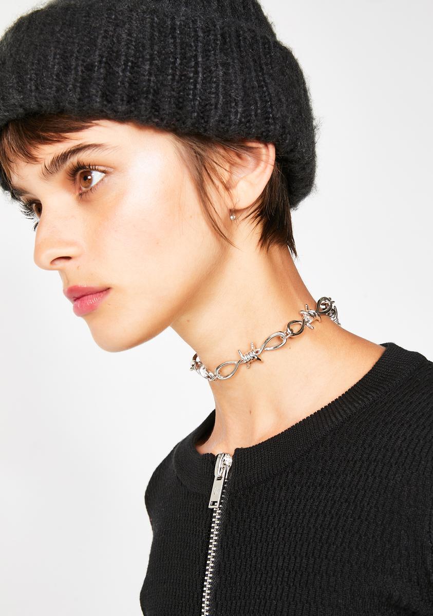 Barbed Wire Choker – Dolls Kill