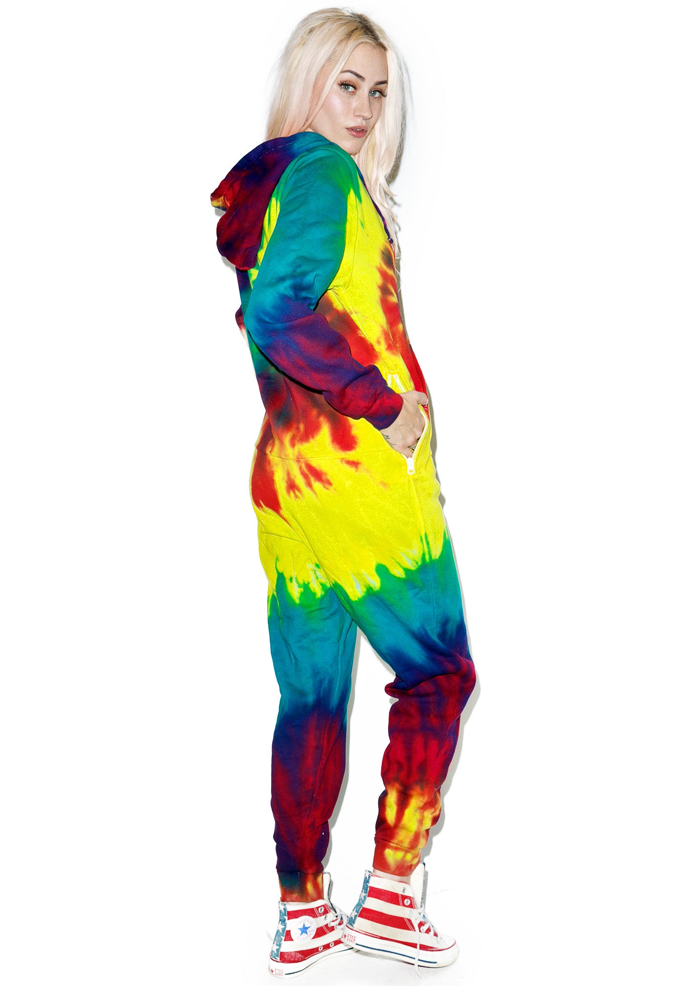 Reactive Rainbow Onesie Dolls Kill