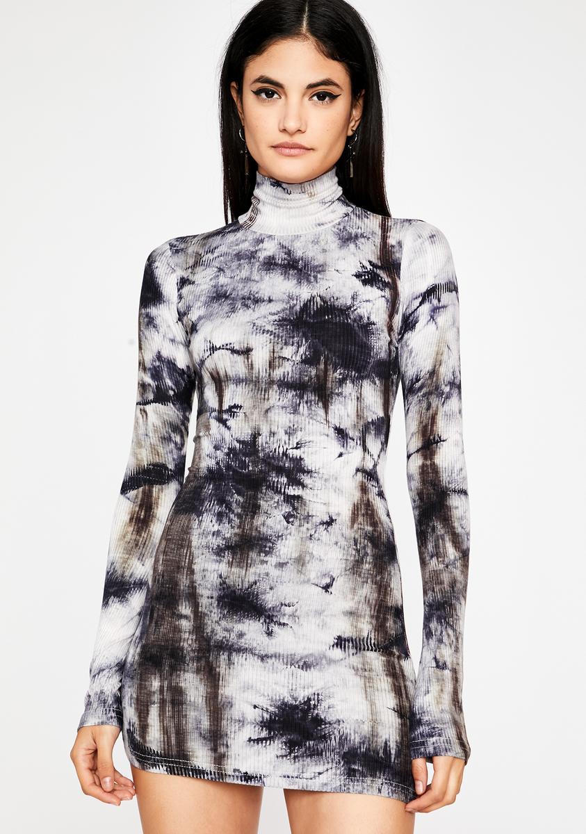 Tie Dye Turtleneck Mini Dress Dolls Kill Tie Dye Turtleneck Mini Dress Dolls Kill