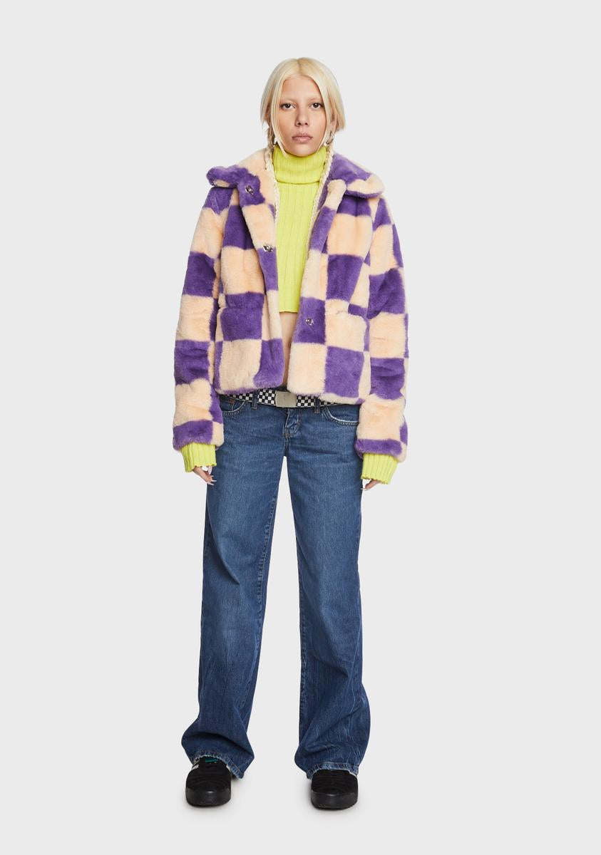 Dolls kill checkered jacket 2025
