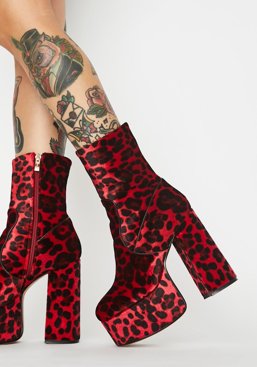 Hott Wild Nature Platform Heels