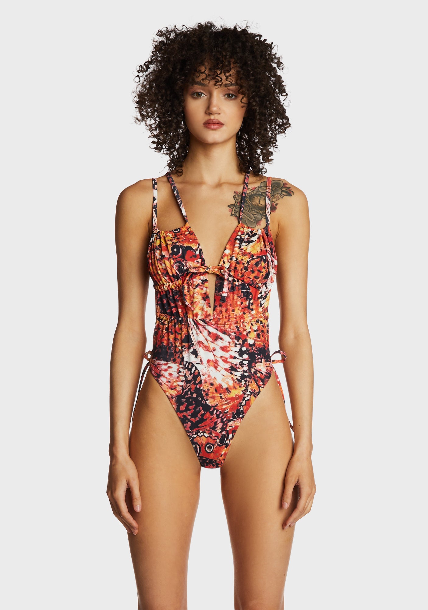 Free People SAME Los Angeles The Betty One-Piece Swimsuit Black Sz Small