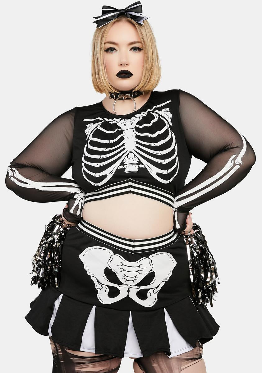 Plus size skeleton costume outlet