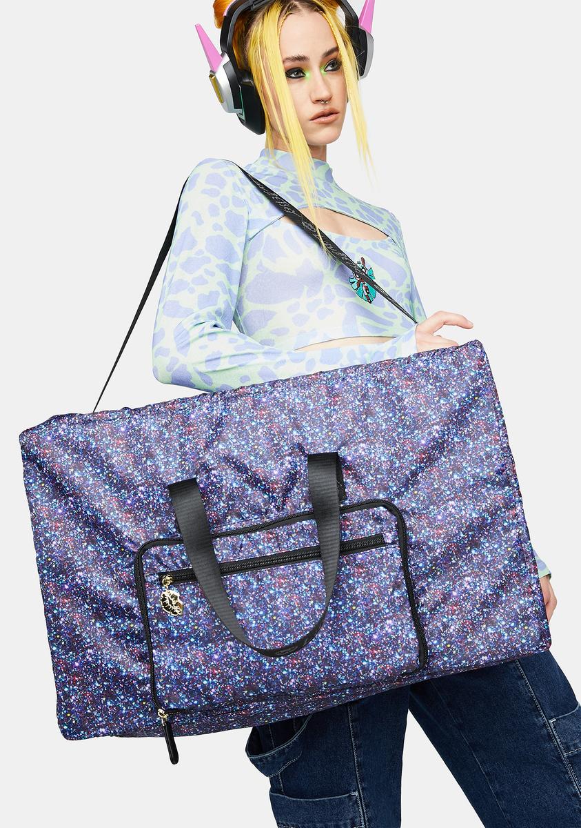 betsey johnson travel duffel bag Designer Carry On Luggage Collection line skate wheels Duffle Bag Betsey Johnson Weekender