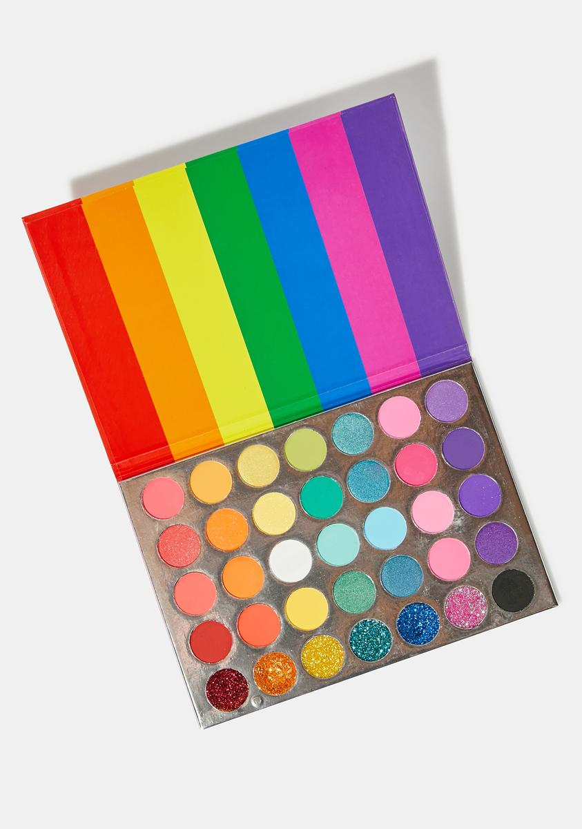 Glamierre Rainbow Eyeshadow Palette Multi Dolls Kill