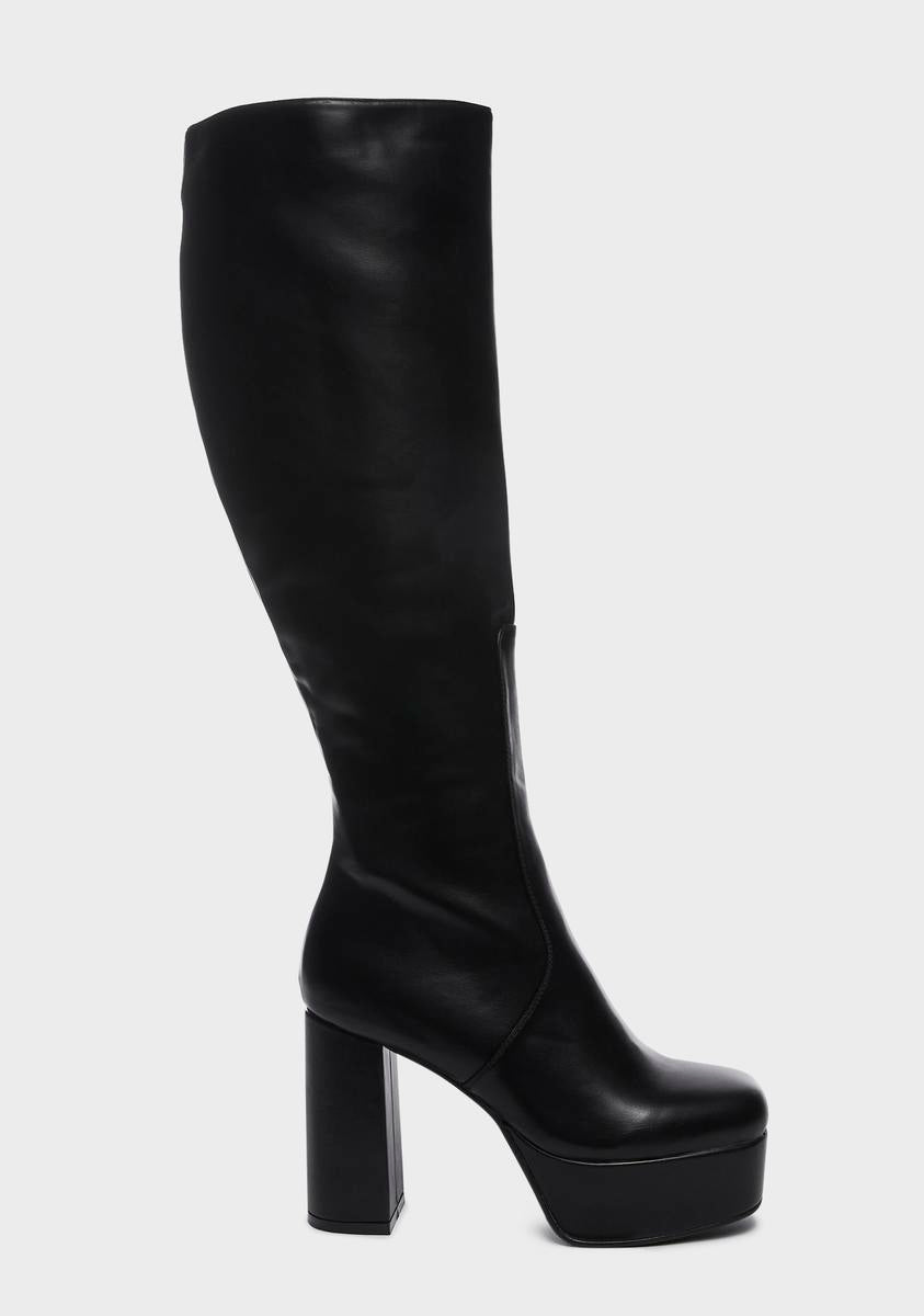 Wide fit platform boots sale