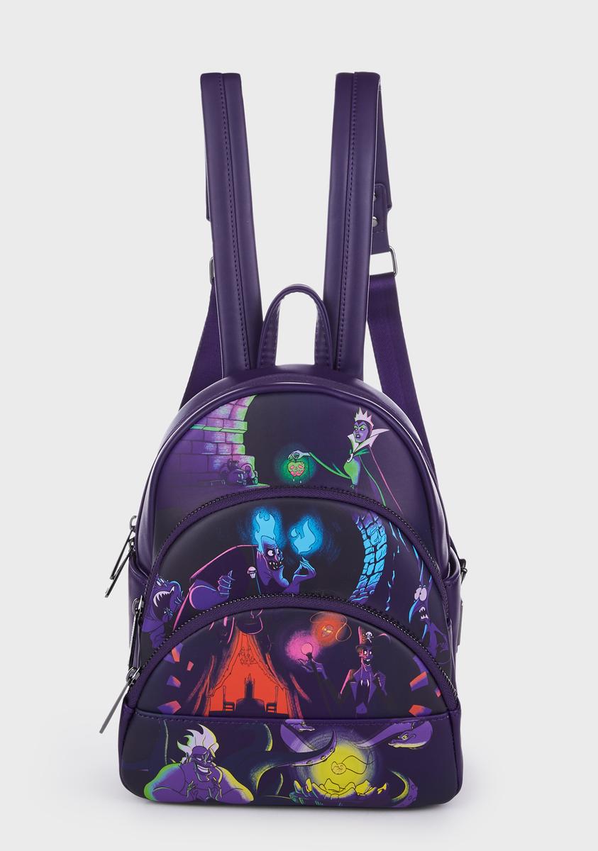 disney villain mini backpack Loungefly Disney Villains Mini Backpack
