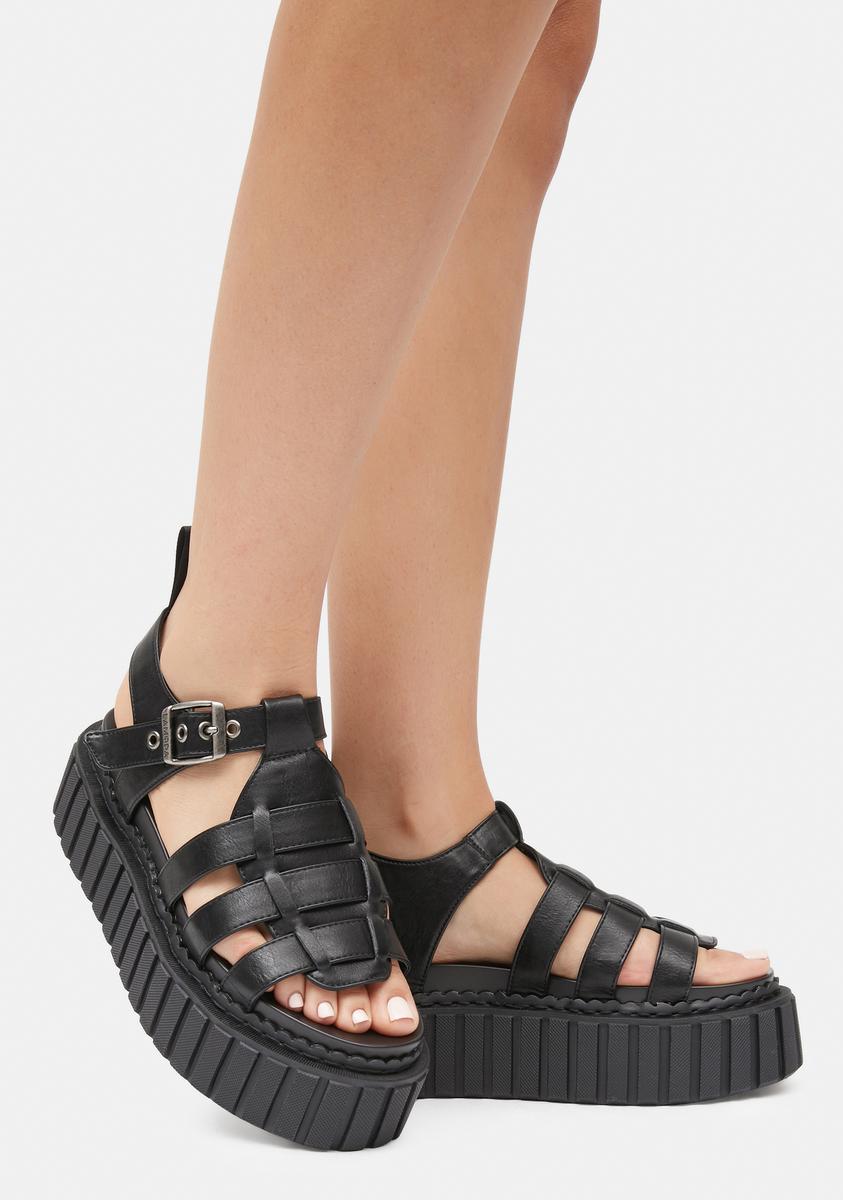 Lamoda Exile Chunky Creeper Sandals