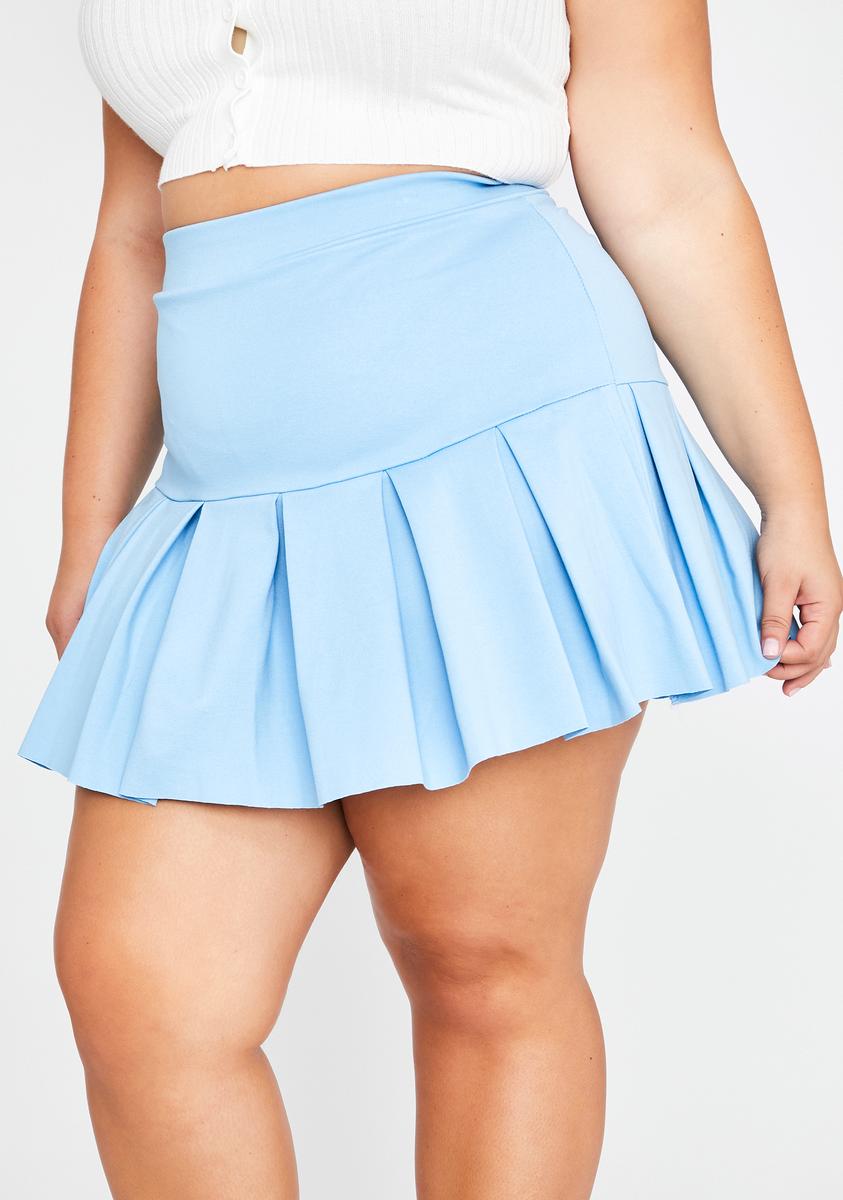 Light blue skirt xxl hot sale