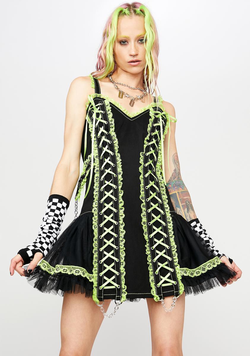Tripp NYC Green Lace Mini Dress Dolls Kill Tripp NYC Green Lace Mini Dress Dolls Kill