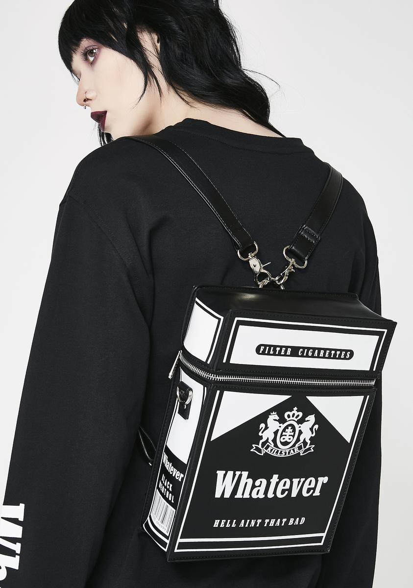 cigarette backpack Killstar Black Menthol Backpack cigarette backpack Killstar Black Menthol Backpack