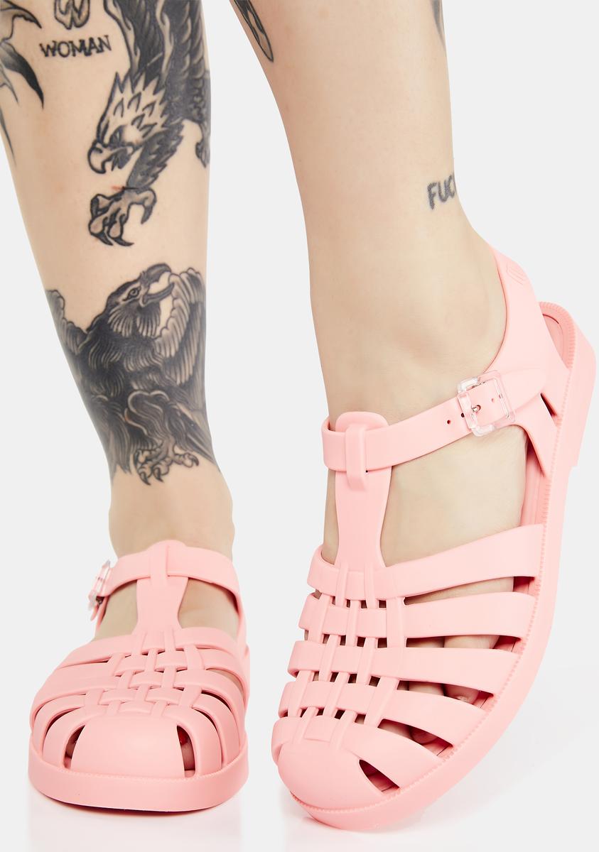 Melissa Light Pink Possession Jelly Sandals – Dolls Kill