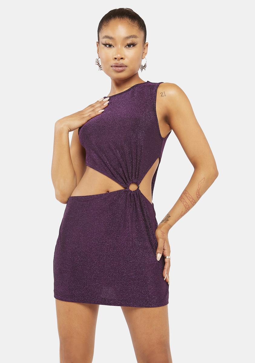 Motel Purple Slinky Glitter Rambaya Dress Dolls Kill Motel Purple Slinky Glitter Rambaya Dress Dolls Kill