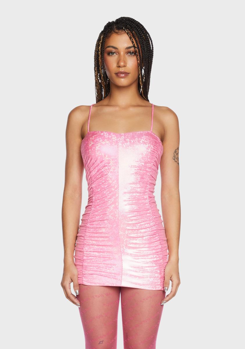 strapless open back dress house of sunny main image 0