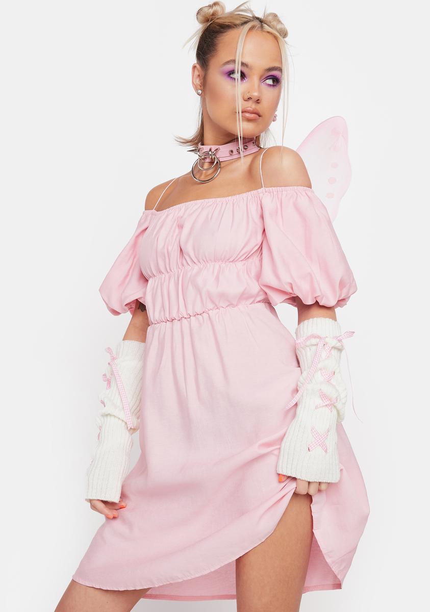open lace back dress Not Your Babydoll // Princess Pink Organza Dress – Vina of the Valley