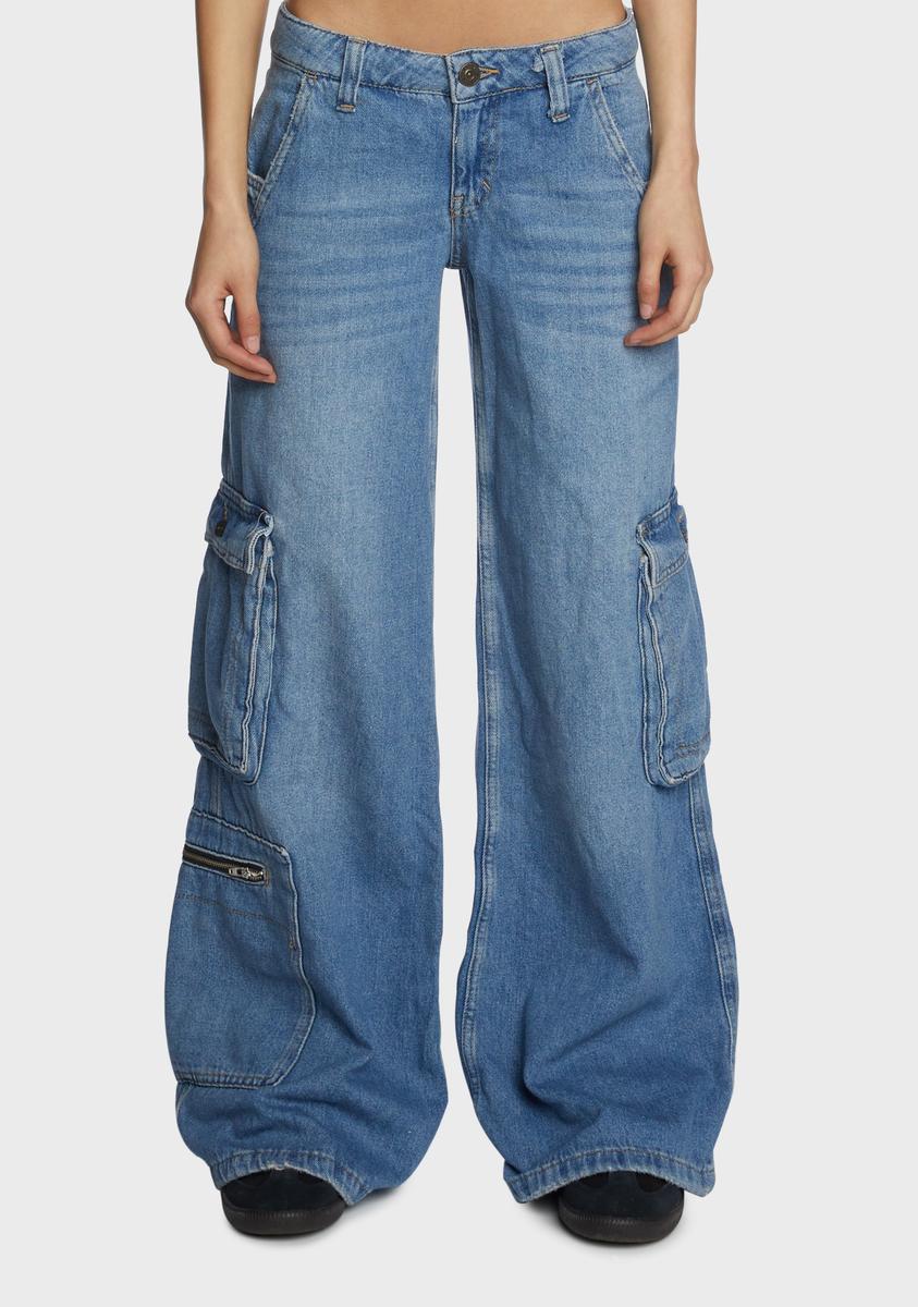 【COLOR iN ID】Ragdoll cargo denim pants COLOR iN ID】Ragdoll cargo denim pants
