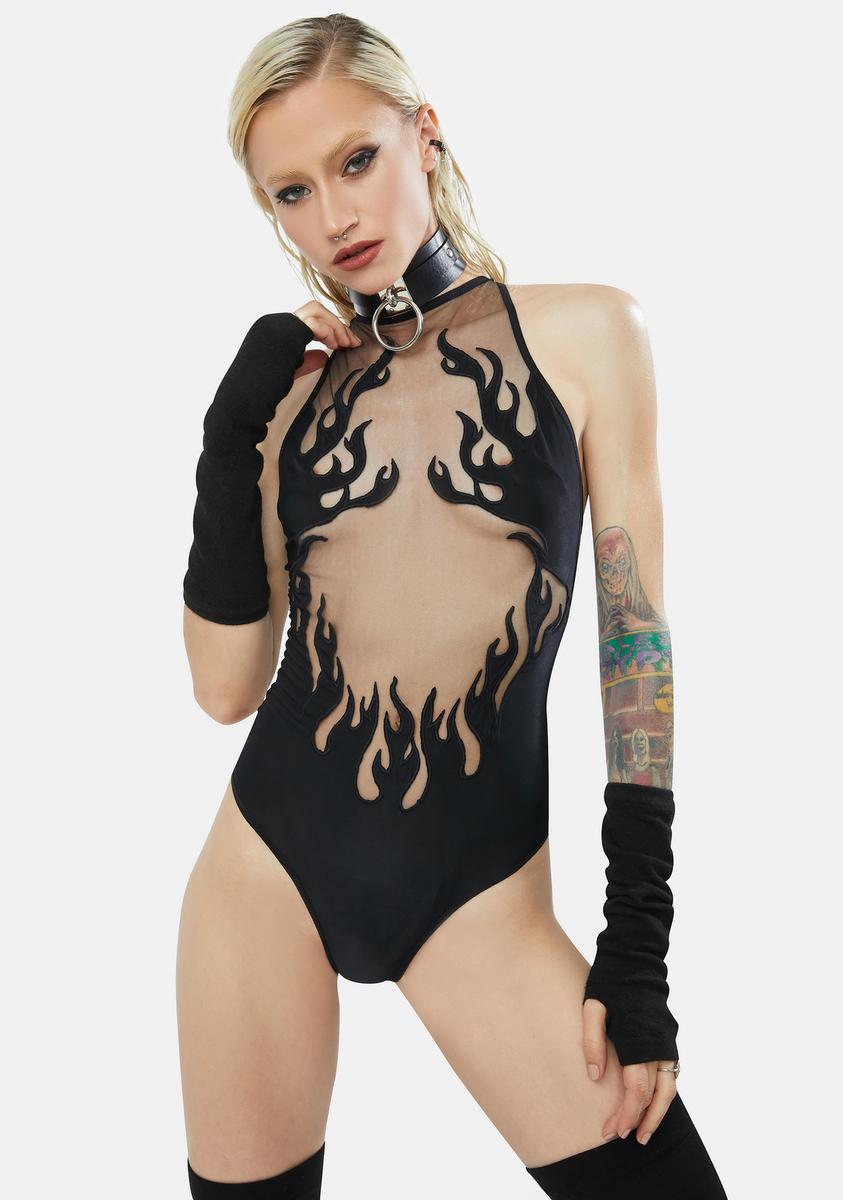 Thistle and Spire Smokin Mirrors Bodysuit – Dolls Kill